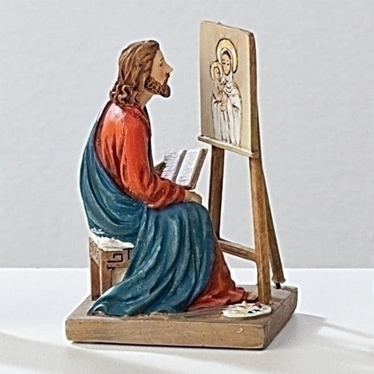 Polyresin St. Luke Statue Figurine "Artists And Physicians"-Nature's Treasures