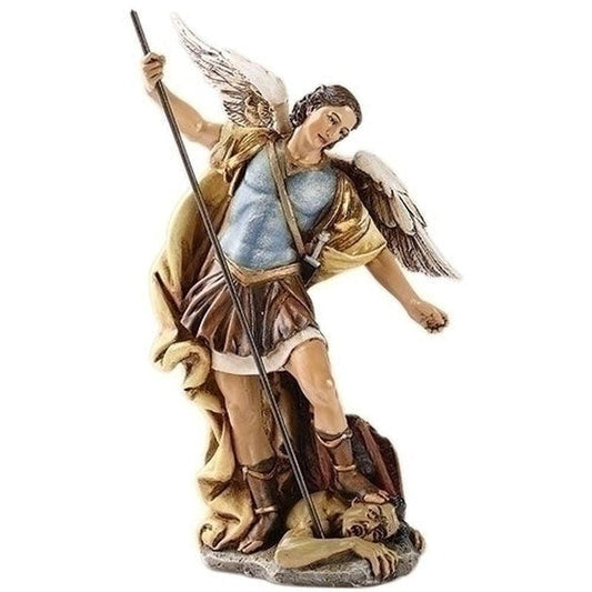 Polyresin St. Michael Statue Figurine "Protection From Evil"-Nature's Treasures