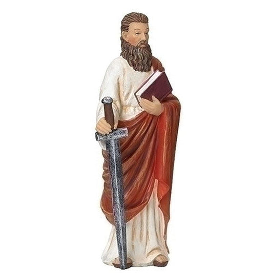 Polyresin St. Paul Statue Figurine "Patron Of Missionaries, Authors"-Nature's Treasures