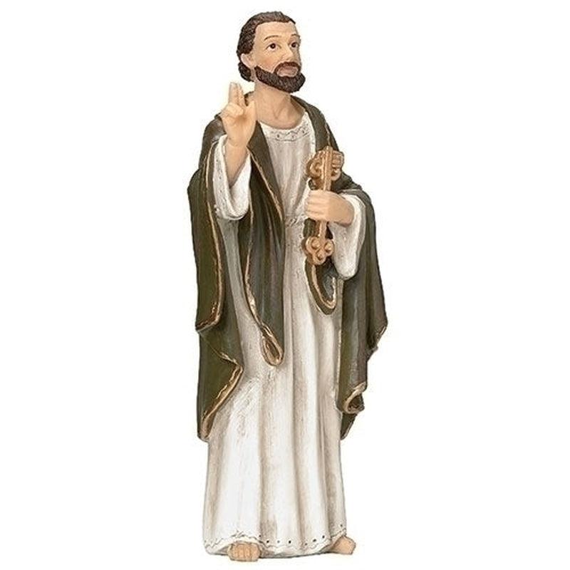 Polyresin St. Peter Statue Figurine "The First Pope"-Nature's Treasures