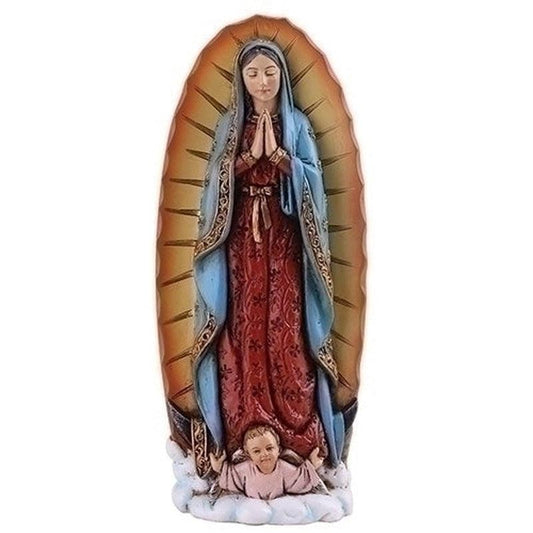 Polyresin Virgin Mary "Our Lady Of Guadalupe" Statue Figurine-Nature's Treasures