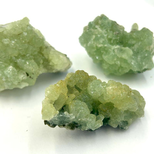 Prehnite With Epidote Rough Clusters || Trunk Show-Nature's Treasures