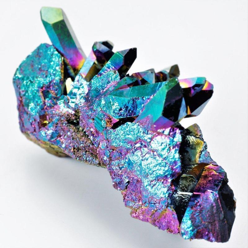 Rainbow Titanium Aura Quartz 2.5"-Nature's Treasures