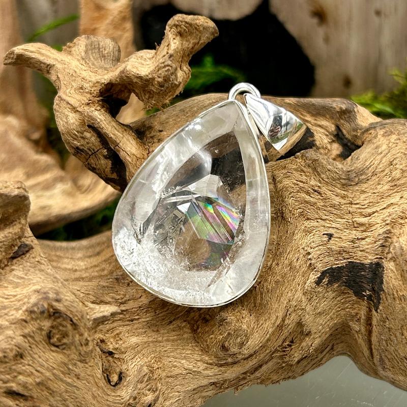 Rare Manifestation Quartz Pendants || .925 Sterling Silver-Nature's Treasures