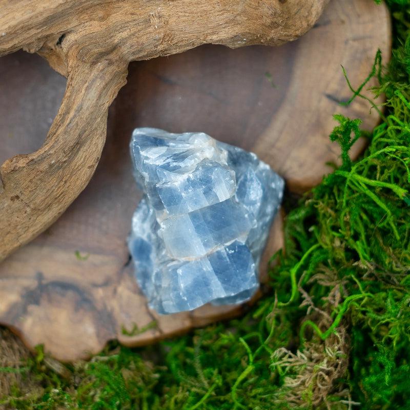 Rough Blue Calcite Single Chunk || Mexico-Nature's Treasures