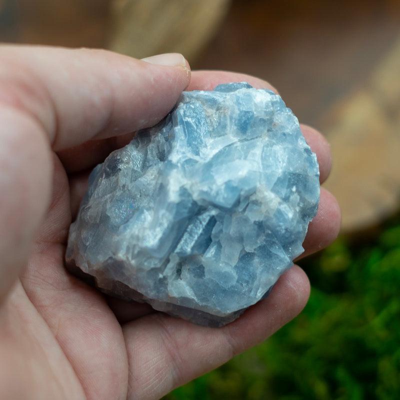 Rough Blue Calcite Single Chunk || Mexico-Nature's Treasures