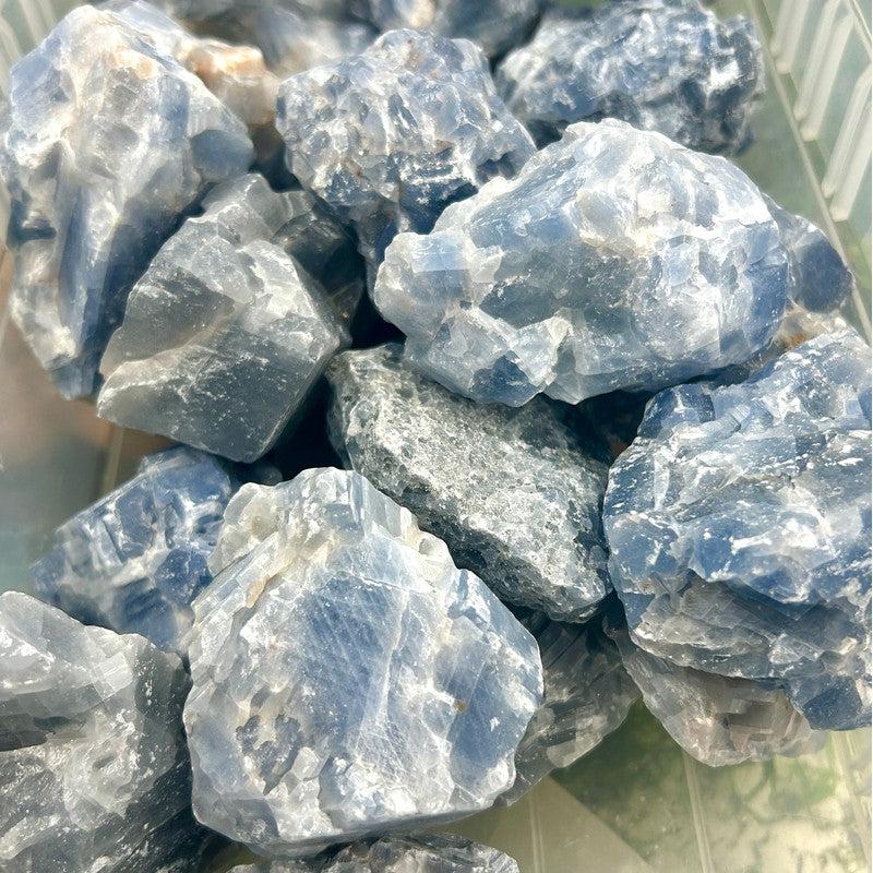 Rough Blue Calcite Single Chunk || Mexico-Nature's Treasures