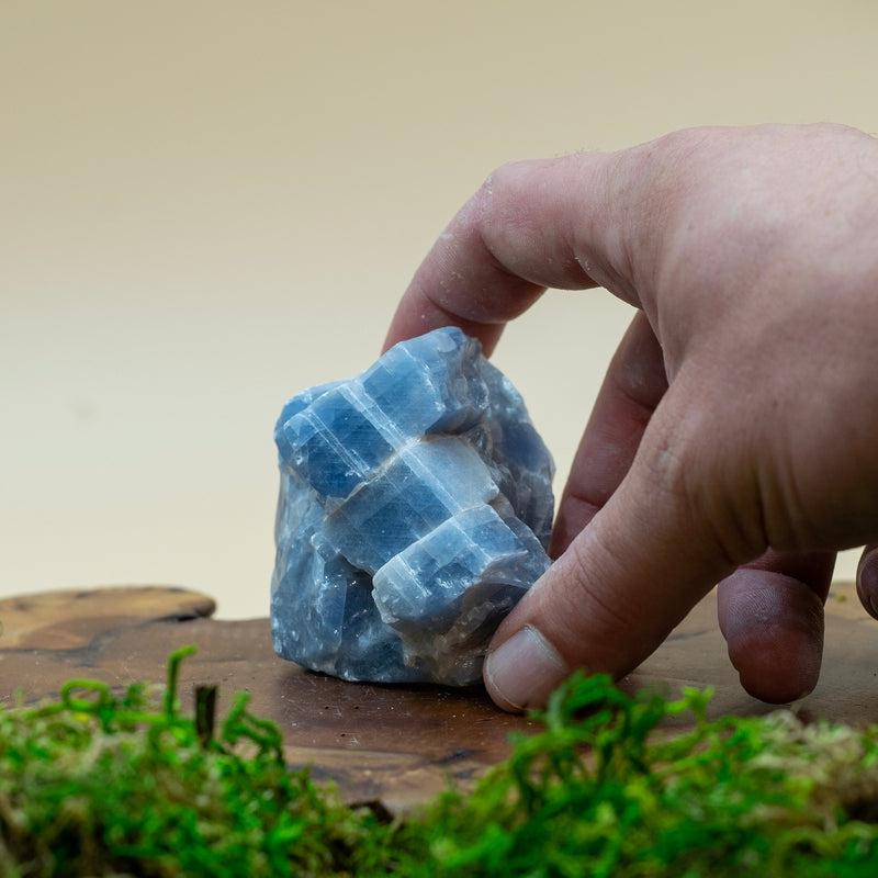 Rough Blue Calcite Single Chunk || Mexico-Nature's Treasures