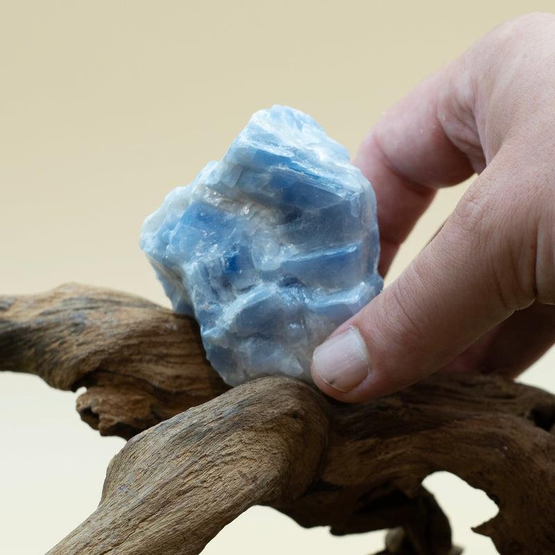 Rough Blue Calcite Single Chunk || Mexico-Nature's Treasures