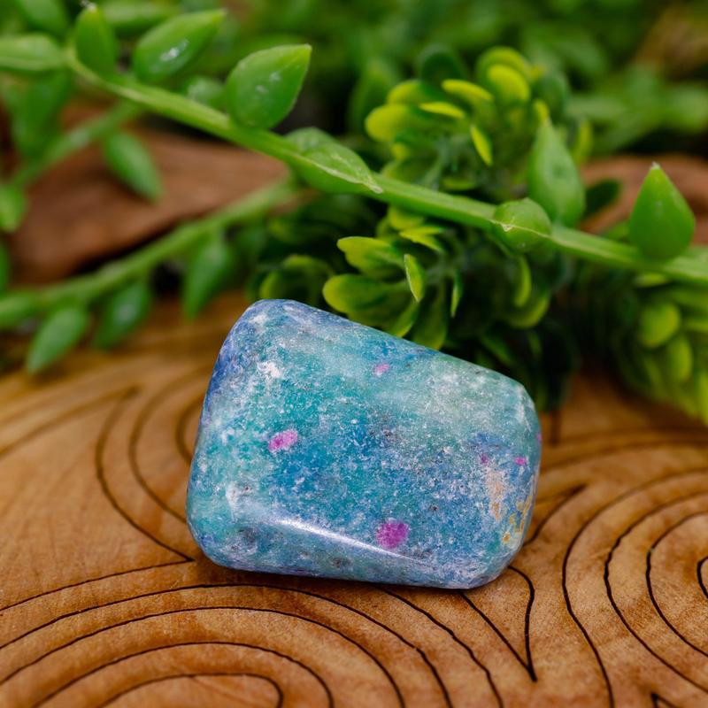 Ruby Fuchsite Tumble - Green Muscovite-Nature's Treasures