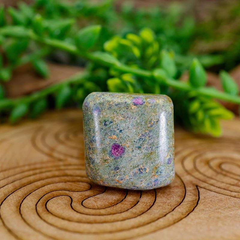 Ruby Fuchsite Tumble - Green Muscovite-Nature's Treasures