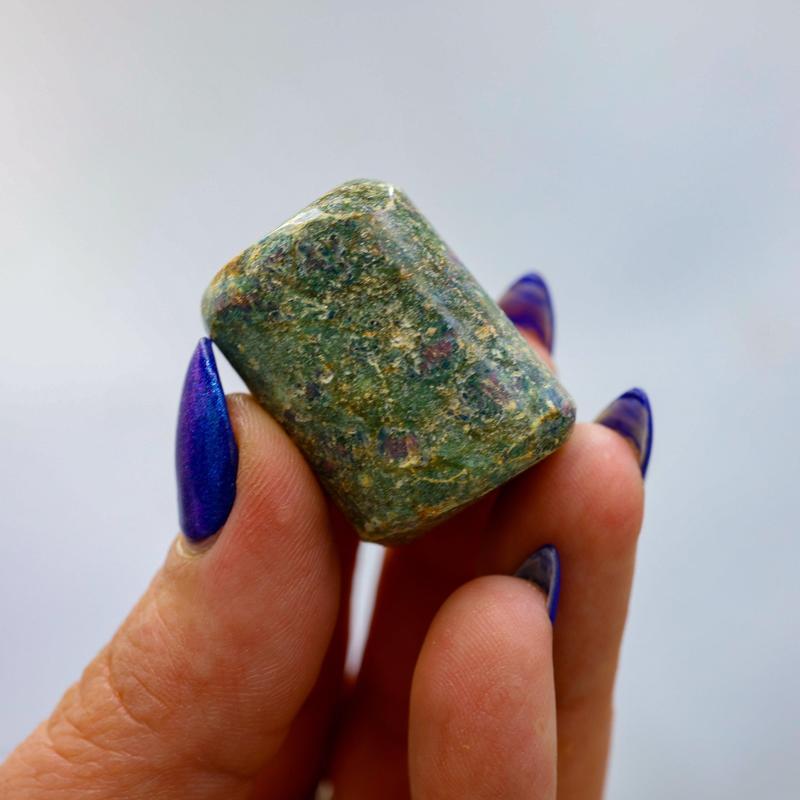 Ruby Fuchsite Tumble - Green Muscovite-Nature's Treasures