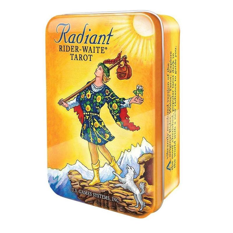 SHOW PRDOUCT: Radiant Rider-Waite Tarot Deck with Tin Box-Nature's Treasures