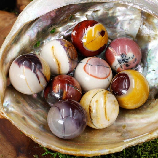 SHOW PRODUCT: 25 mm Mookaite Jasper Sphere-Nature's Treasures