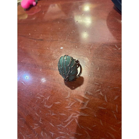 SHOW PRODUCT: Adjustable Wire Wrapped Tree of Life Gemstone Ring-Nature's Treasures