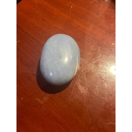 SHOW PRODUCT: Angelite Palm Stone-Nature's Treasures