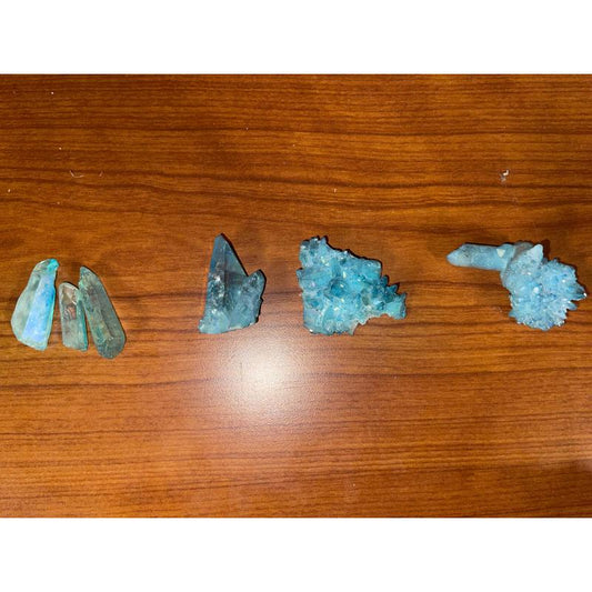 SHOW PRODUCT Aqua Aura Quartz Specimens-Nature's Treasures