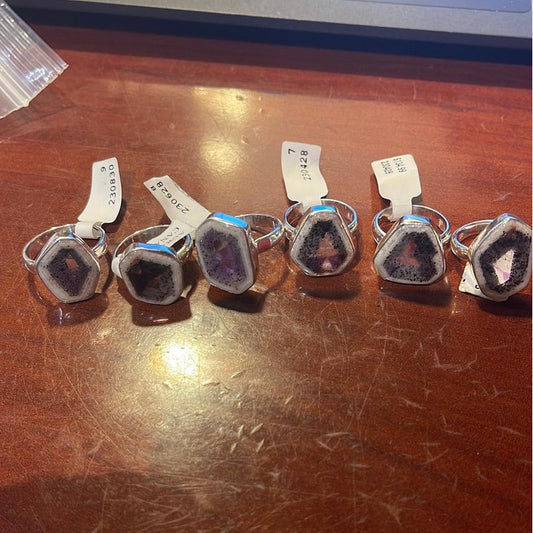 SHOW PRODUCT: Auralite 23 Rings Set In .925 Sterling Silver-Nature's Treasures