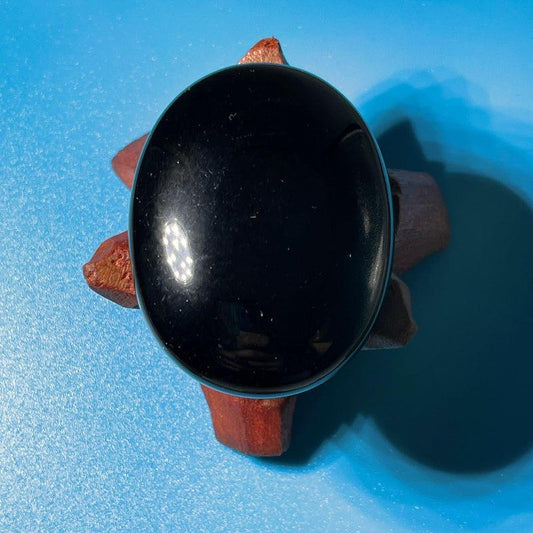 SHOW PRODUCT: Black Obsidian Palm Stones-Nature's Treasures