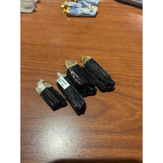 SHOW PRODUCT - Black Tourmaline Rough Pendants-Nature's Treasures