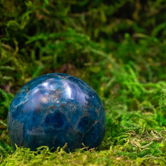 SHOW PRODUCT: Blue Apatite Sphere-Nature's Treasures