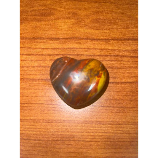 SHOW PRODUCT: Brecciated Red Jasper Puff Heart-Nature's Treasures