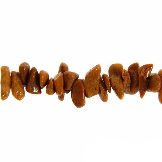 SHOW PRODUCT: Caramel Jasper Chip Necklace-Nature's Treasures