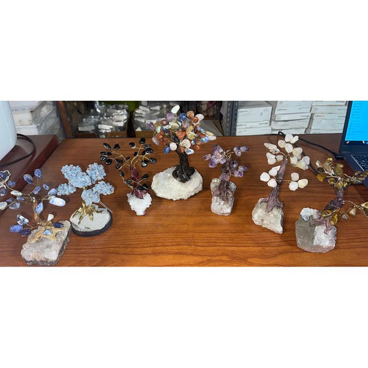 SHOW PRODUCT: Feng Shui Gemstone Trees on Quartz Base-Nature's Treasures
