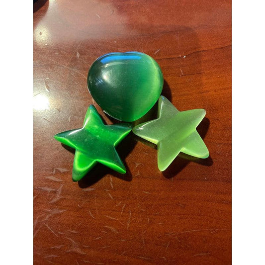 SHOW PRODUCT: Fiber Optic Glass Shape-Nature's Treasures