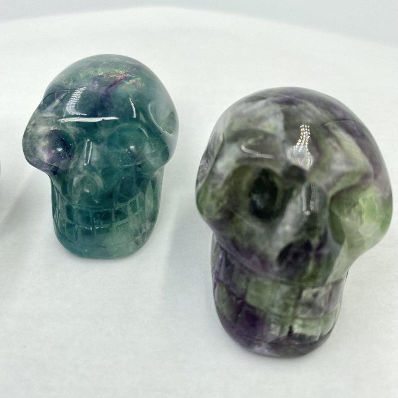 SHOW PRODUCT: Fluorite Skull Carvings-Nature's Treasures
