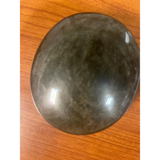 SHOW PRODUCT: Goldsheen Obsidian Large Polished Palm Stone-Nature's Treasures