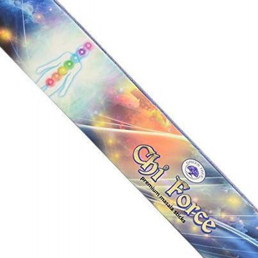 SHOW PRODUCT: Green Tree "Chi Force" Masala Incense Sticks-Nature's Treasures