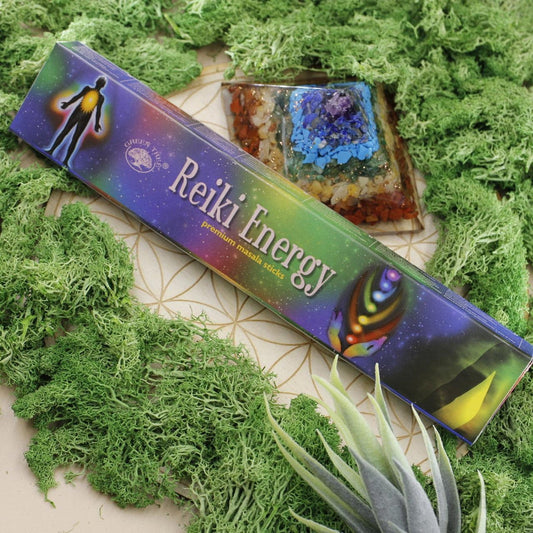 SHOW PRODUCT: Green Tree "Reiki Energy" Masala Incense Sticks-Nature's Treasures