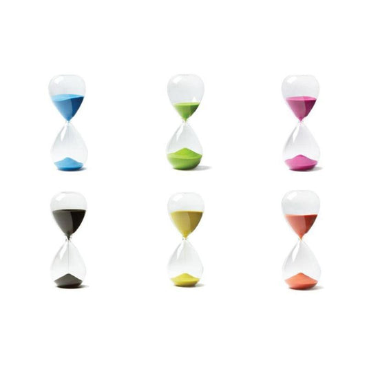 SHOW PRODUCT: Handblown Hourglass-Nature's Treasures