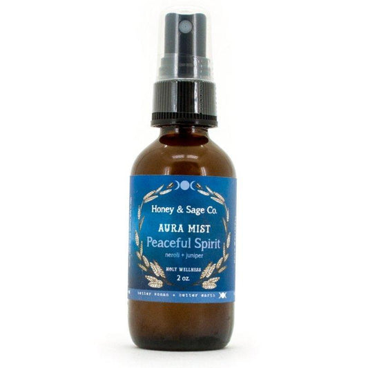 SHOW PRODUCT: Honey & Sage Co. Peaceful Spirit Aura Mist-Nature's Treasures