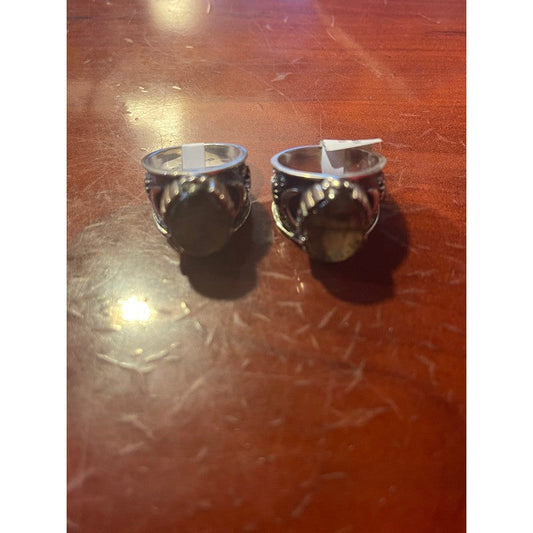 SHOW PRODUCT: Labradorite Ring Set In .925 Sterling Silver-Nature's Treasures