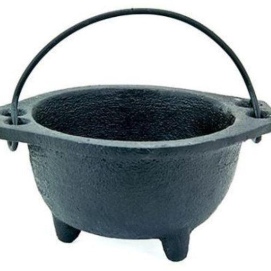 SHOW PRODUCT: Large Cast Iron Cauldron-Nature's Treasures