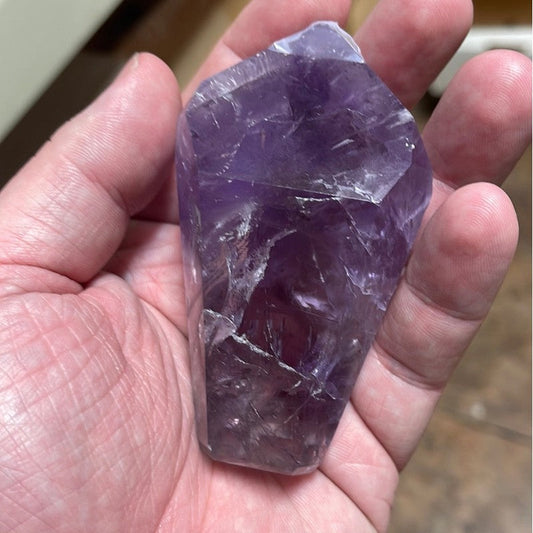 SHOW PRODUCT: Large Polished Brazilian Amethyst Point-Nature's Treasures