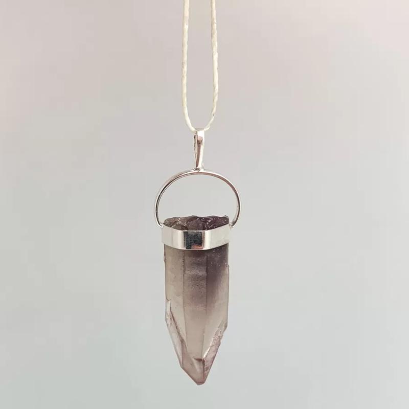 SHOW PRODUCT- Lithium Quartz Point Pendants .925 Sterling Silver-Nature's Treasures