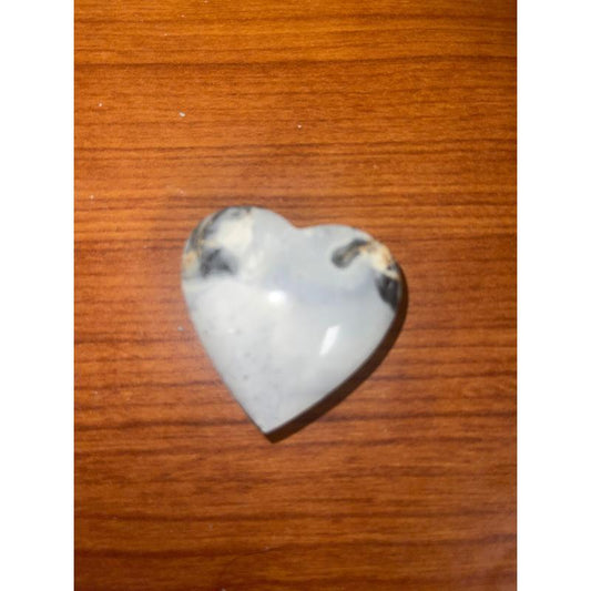 SHOW PRODUCT: Maligano Jasper 45mm Pocket Heart-Nature's Treasures