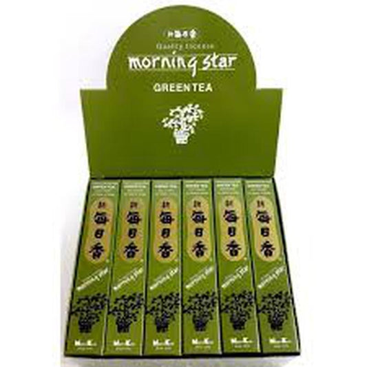 SHOW PRODUCT: Morning Star "Green Tea" Incense Sticks-Nature's Treasures
