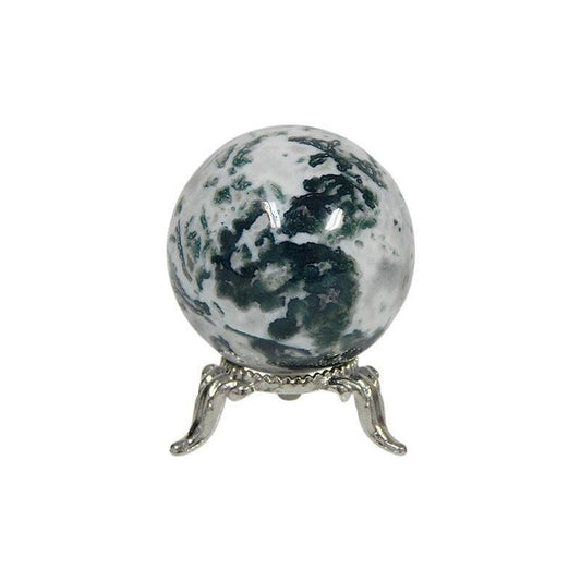 SHOW PRODUCT: Moss Agate Crystal Sphere-Nature's Treasures