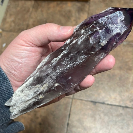 SHOW PRODUCT: Natural Amethyst Healing Spear Point-Nature's Treasures