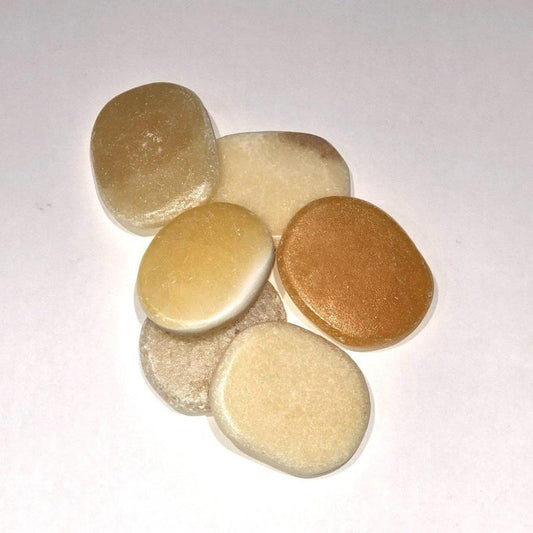 SHOW PRODUCT: Orange Calcite Palm Stone-Nature's Treasures