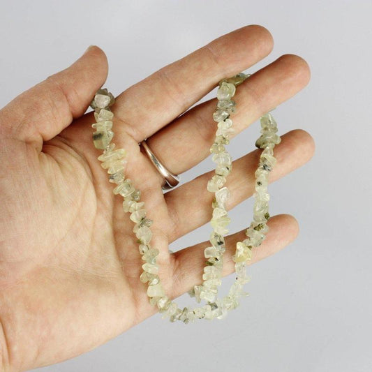 SHOW PRODUCT: Peridot Chip Necklace Choker-Nature's Treasures