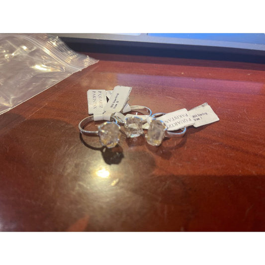 SHOW PRODUCT: Petroleum Quartz Rings in .925 Sterling Silver-Nature's Treasures