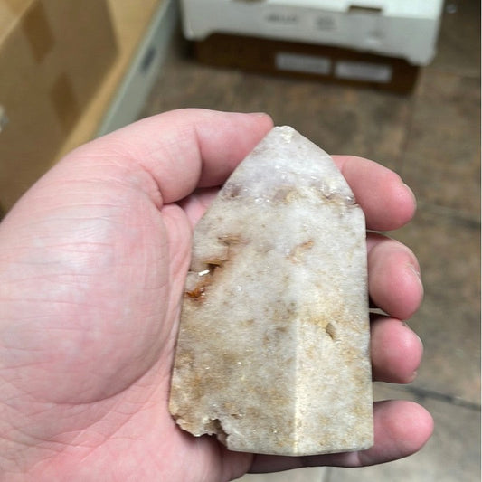 SHOW PRODUCT: Pink Amethyst Generator Point-Nature's Treasures
