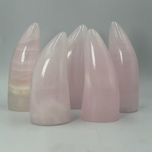 SHOW PRODUCT: Pink Mangano Calcite Polished Free Form Stand Up-Nature's Treasures