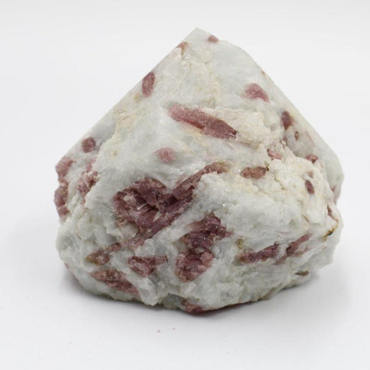 SHOW PRODUCT: Pink Tourmaline In Quartz Raw Cut Base Point-Nature's Treasures