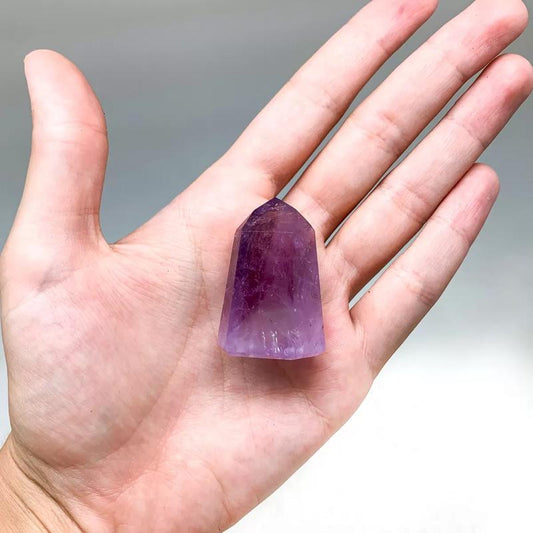 SHOW PRODUCT: Polished Brazilian Amethyst Tower Point-Nature's Treasures